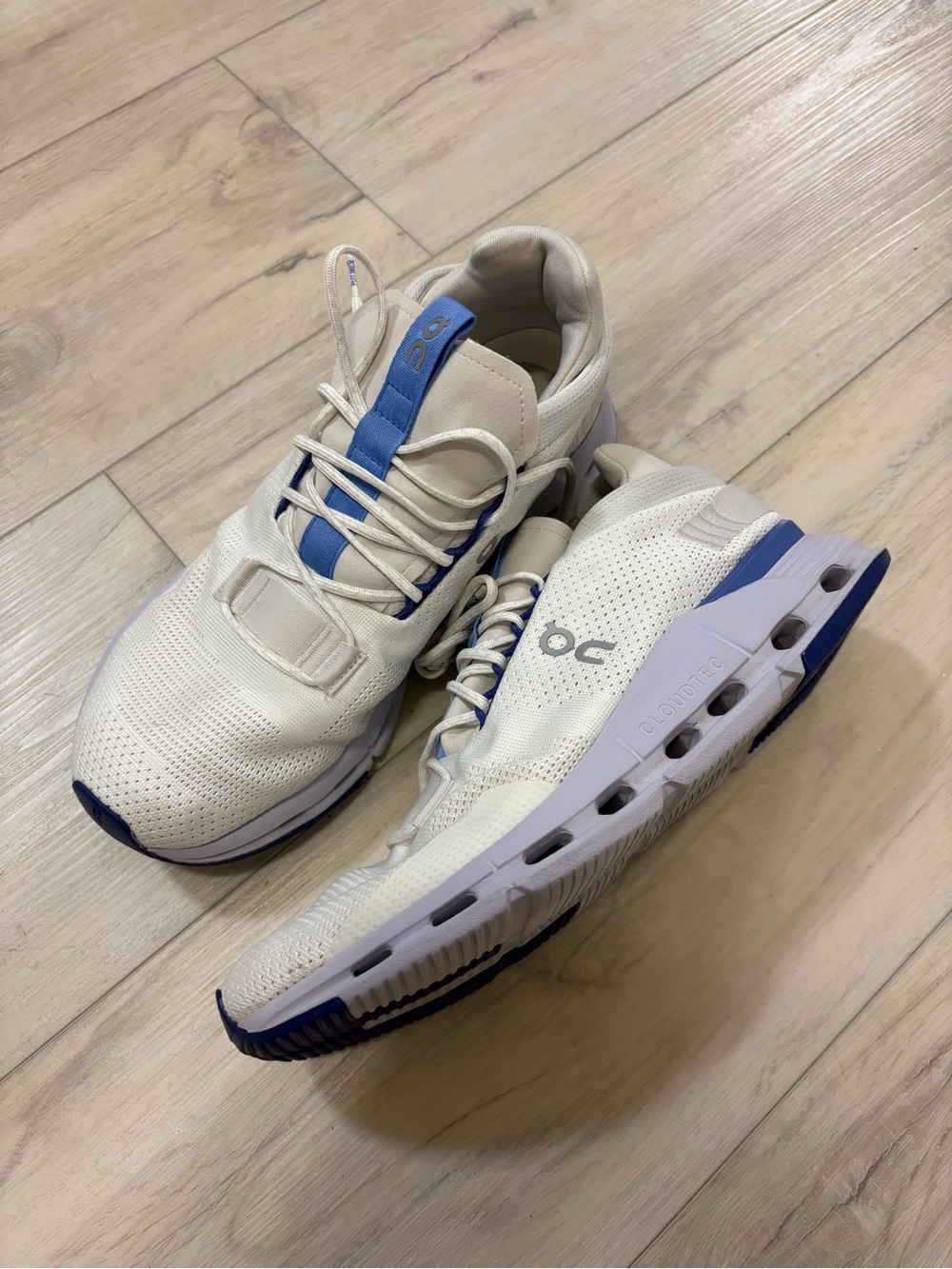 On Women's Shoes Cloudnova Undyed-White | Heather CloudTec